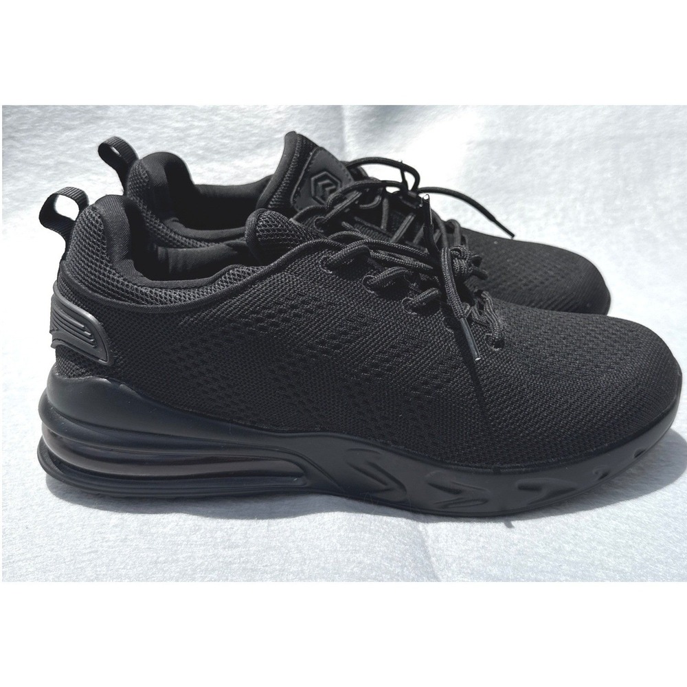 Larnmern Work Shoes Men 10 Blk Slip Resistant Mesh Service Sneakers Hospitality